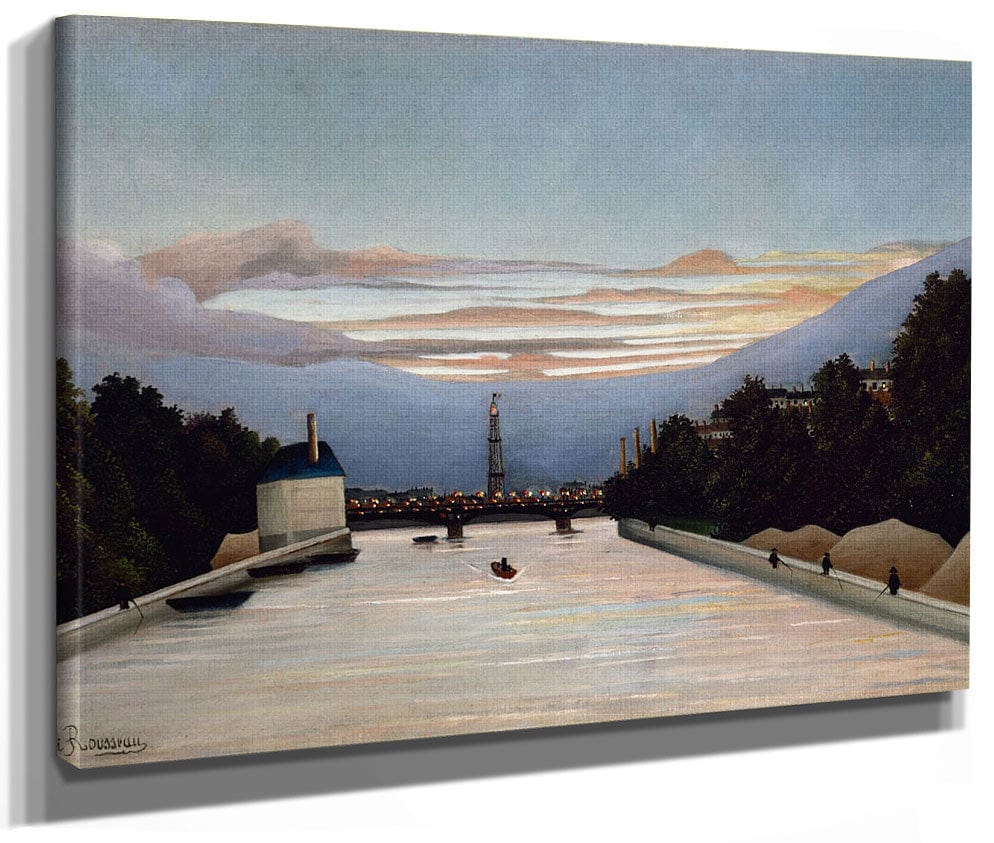 The Eiffel Tower By Henri Julien Felix Rousseau Fine Art Print 2
