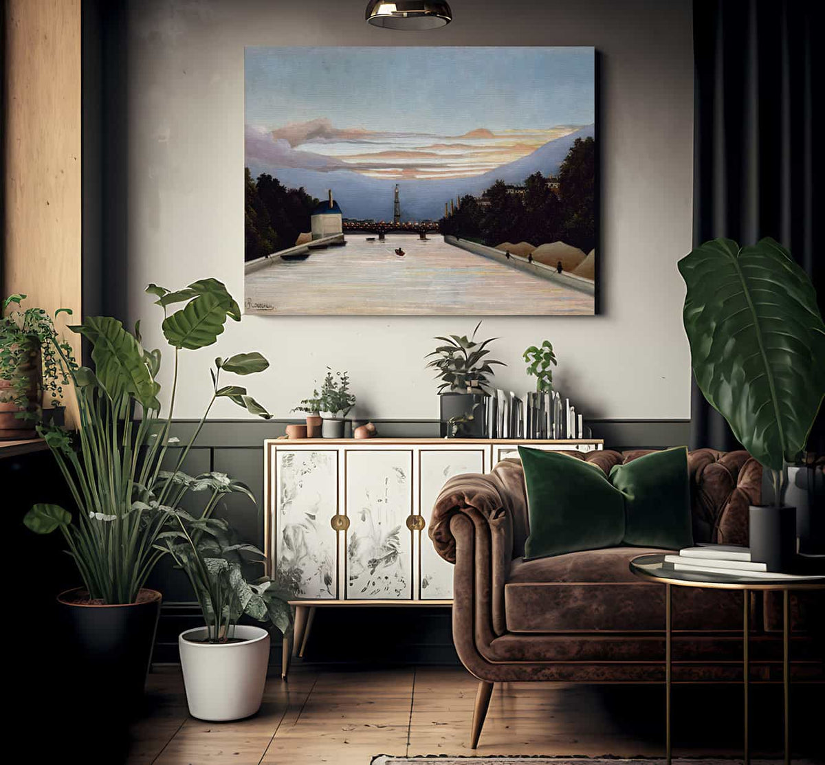 The Eiffel Tower By Henri Julien Felix Rousseau Fine Art Print 2