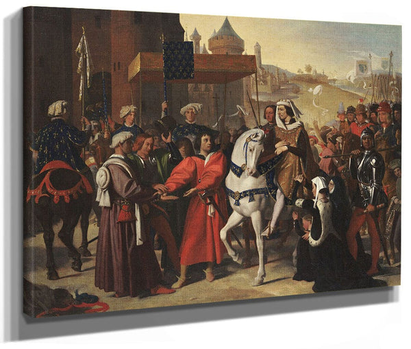The Entry Into Paris Of The Dauphin, Later Charles V By Jean Auguste Dominique Ingres Fine Art Print 2