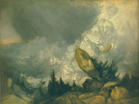 The Fall Of An Avalance In The Grisons By Jwm Turner Fine Art Print 2