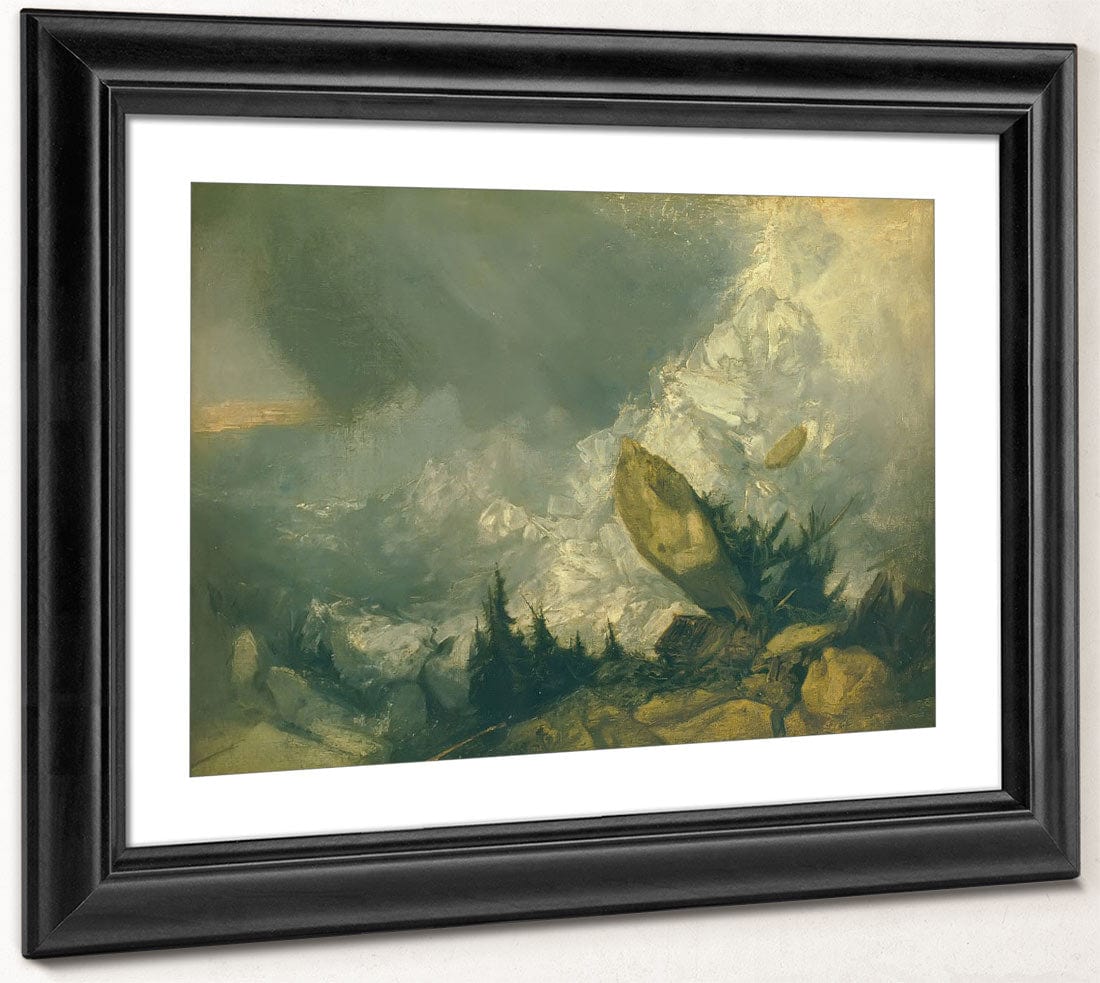 The Fall Of An Avalance In The Grisons By Jwm Turner Fine Art Print 2