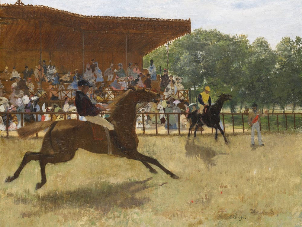 The False Start By Edgar Degas Fine Art Print 2