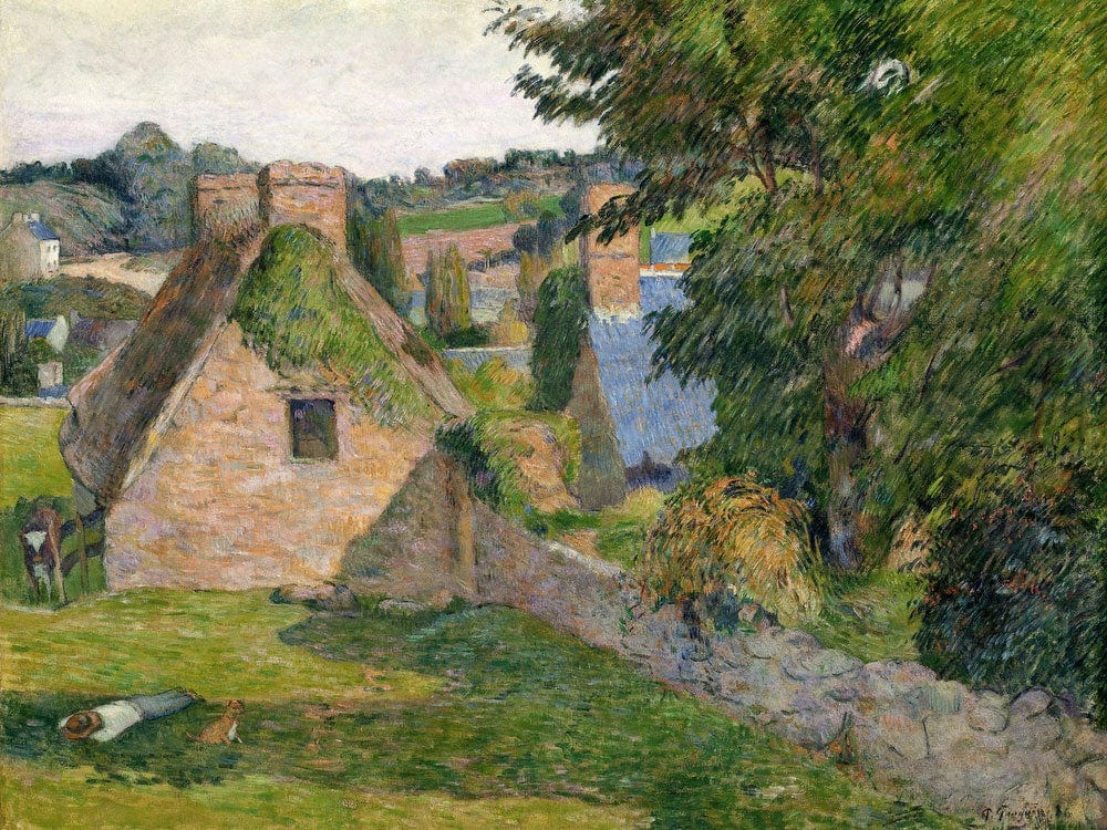 The Field Of Derout Lollichon By Paul Gauguin Fine Art Print 2