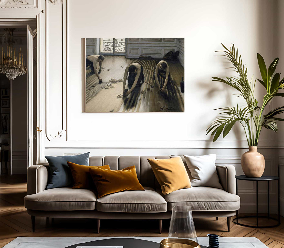 The Floor Scrapers By Gustave Caillebotte Fine Art Print 2