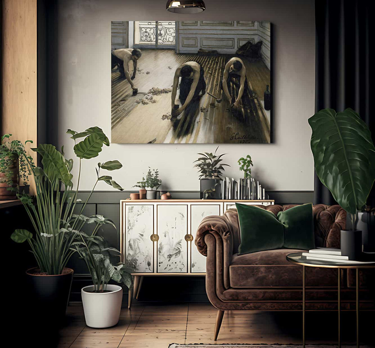 The Floor Scrapers By Gustave Caillebotte Fine Art Print 2