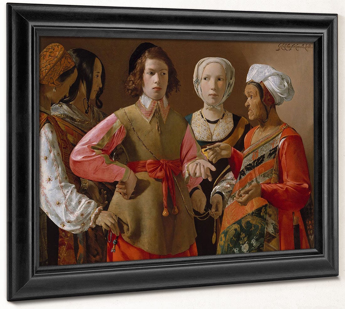 The Fortune Teller 1639 By Georges De Latour Fine Art Print 2