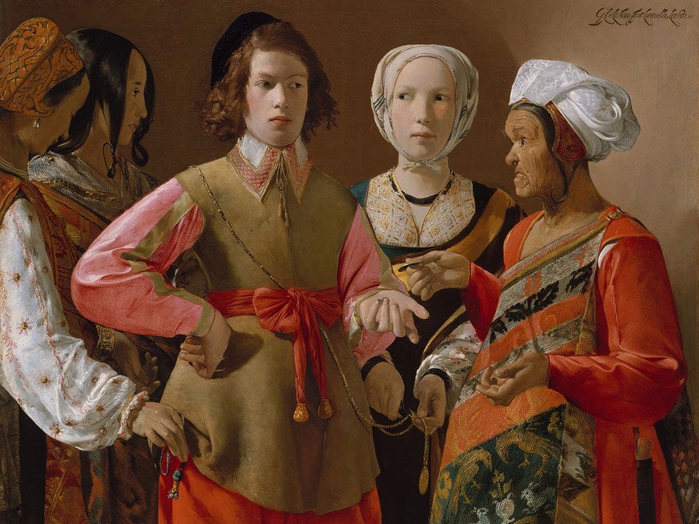The Fortune Teller 1639 By Georges De Latour Fine Art Print 2