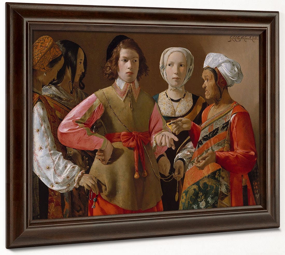 The Fortune Teller 1639 By Georges De Latour Fine Art Print 2