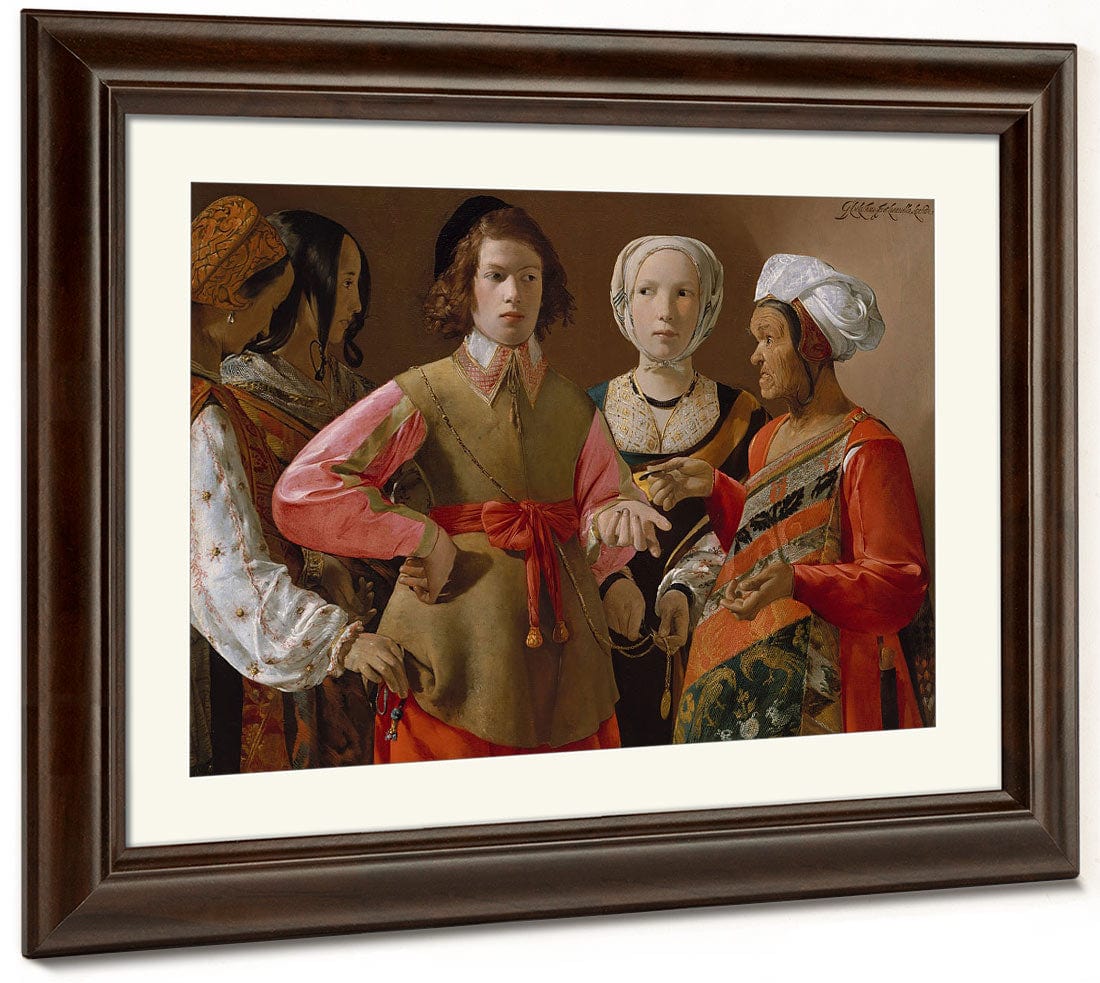 The Fortune Teller 1639 By Georges De Latour Fine Art Print 2