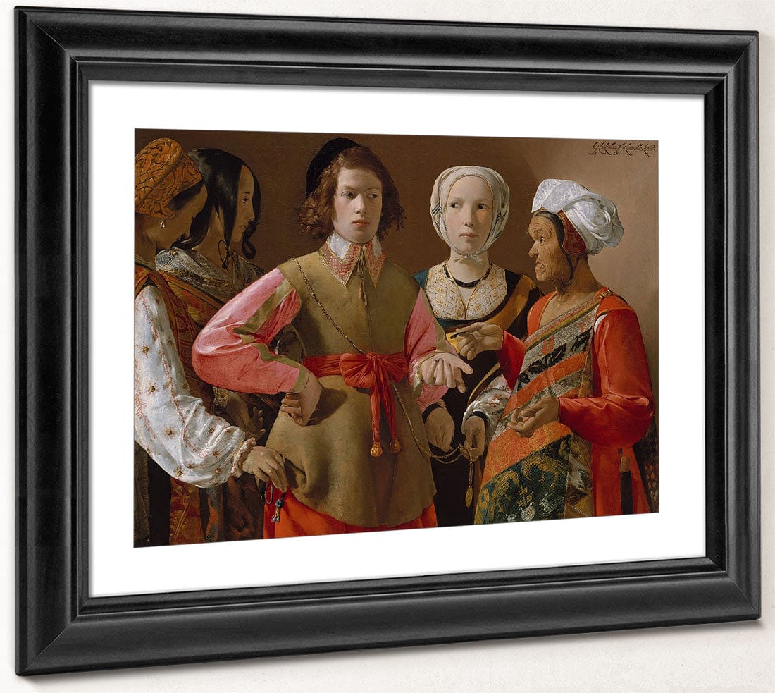 The Fortune Teller 1639 By Georges De Latour Fine Art Print 2