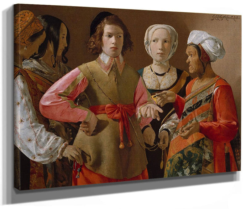 The Fortune Teller 1639 By Georges De Latour Fine Art Print 2