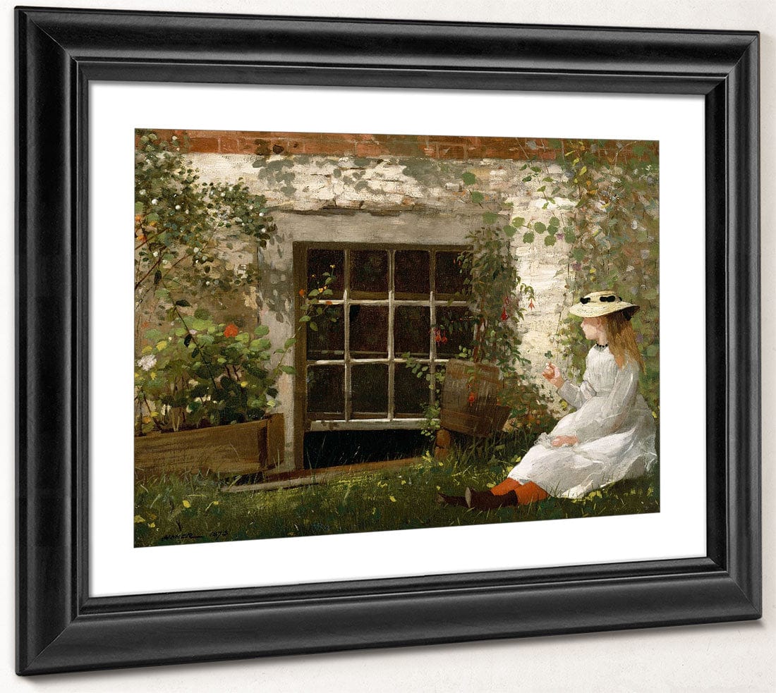 The Four Leaf Clover By Winslow Homer Fine Art Print 2