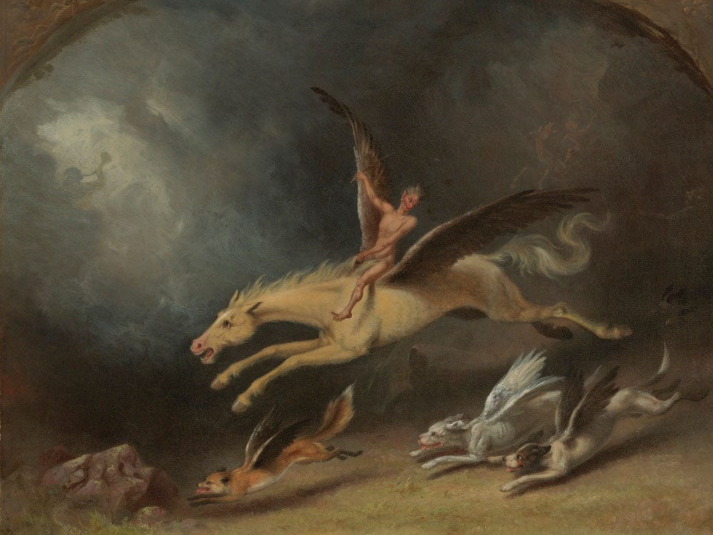 The Fox Hunter's Dream By William Holbrook Beard Fine Art Print 2