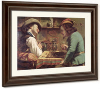 The Game Of Draughts By Jean Desire Gustave Courbet Fine Art Print 2