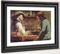 The Game Of Draughts By Jean Desire Gustave Courbet Fine Art Print 2
