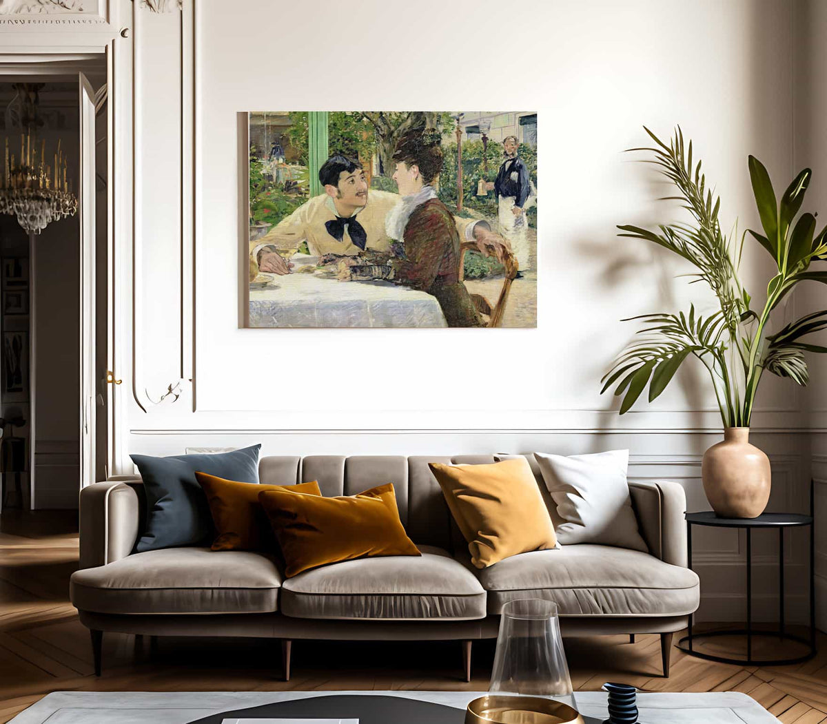 The Garden Of Pere Lathuille By Edouard Manet Fine Art Print 2