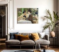 The Garden Of Pere Lathuille By Edouard Manet Fine Art Print 2