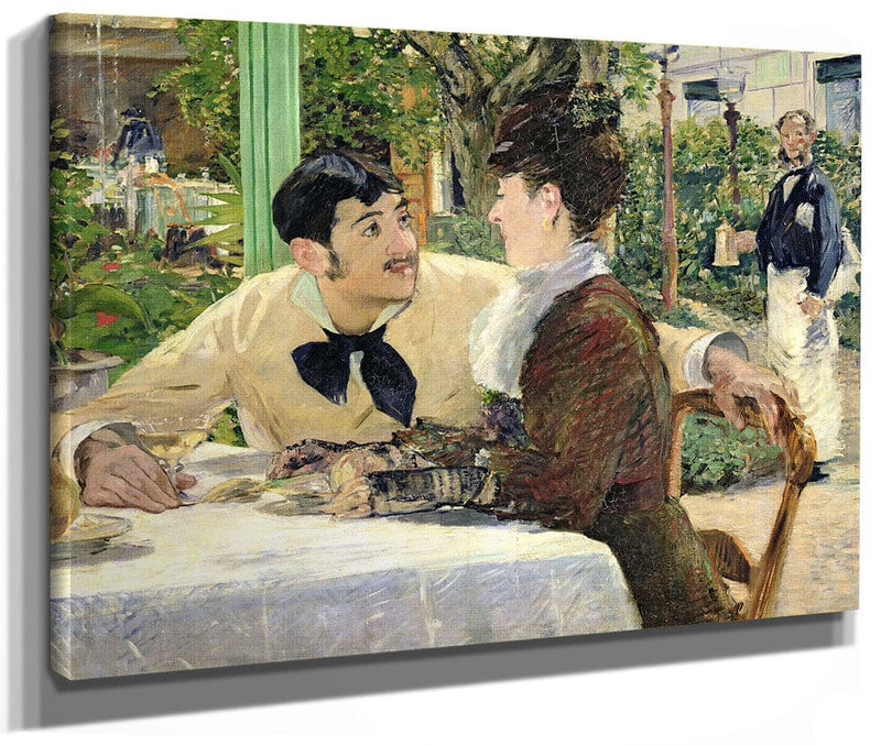 The Garden Of Pere Lathuille By Edouard Manet Fine Art Print 2