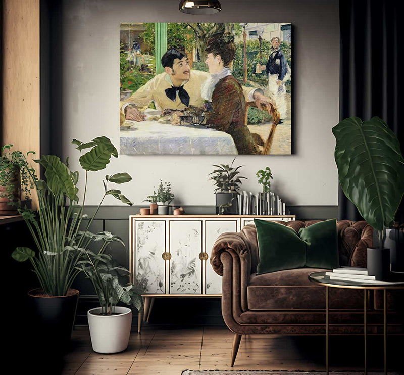 The Garden Of Pere Lathuille By Edouard Manet Fine Art Print 2