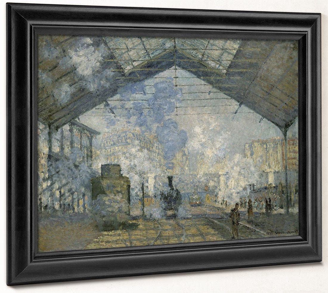 The Gare Saint Lazare, 1877 By Claude Monet Fine Art Print 2