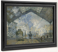 The Gare Saint Lazare, 1877 By Claude Monet Fine Art Print 2