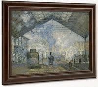 The Gare Saint Lazare, 1877 By Claude Monet Fine Art Print 2