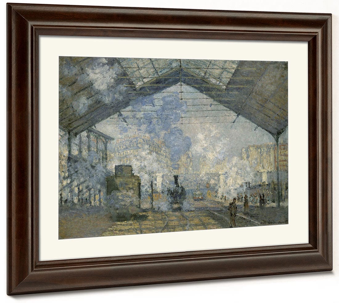The Gare Saint Lazare, 1877 By Claude Monet Fine Art Print 2