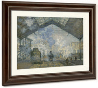 The Gare Saint Lazare, 1877 By Claude Monet Fine Art Print 2