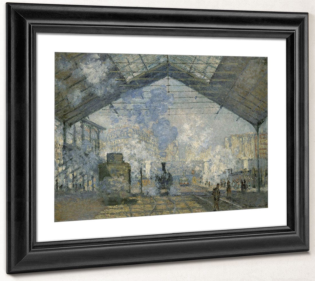 The Gare Saint Lazare, 1877 By Claude Monet Fine Art Print 2
