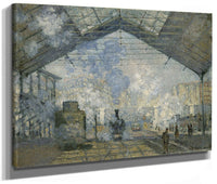 The Gare Saint Lazare, 1877 By Claude Monet Fine Art Print 2