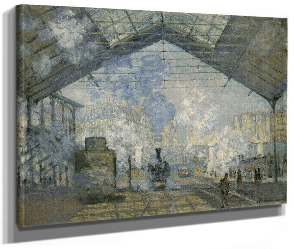 The Gare Saint Lazare, 1877 By Claude Monet Fine Art Print 2