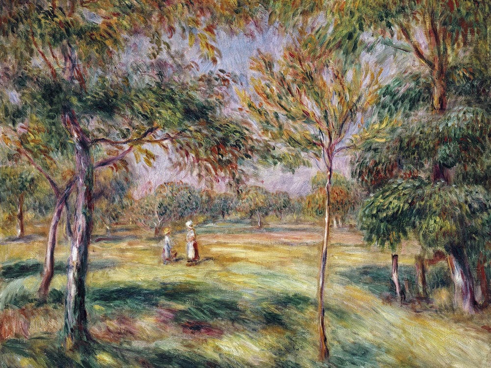 The Glade By Pierre Auguste Renoir Fine Art Print 2
