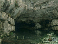 The Grotto Of The Loue By Jean Desire Gustave Courbet Fine Art Print 2