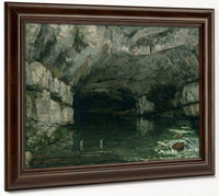 The Grotto Of The Loue By Jean Desire Gustave Courbet Fine Art Print 2