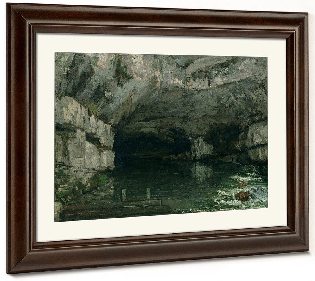 The Grotto Of The Loue By Jean Desire Gustave Courbet Fine Art Print 2