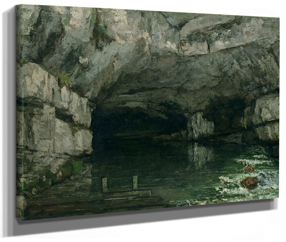 The Grotto Of The Loue By Jean Desire Gustave Courbet Fine Art Print 2