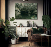 The Grotto Of The Loue By Jean Desire Gustave Courbet Fine Art Print 2