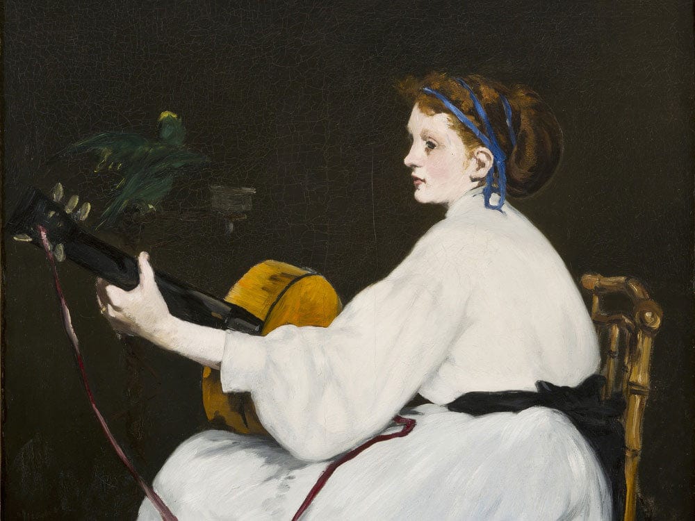 The Guitar Player By Edouard Manet Fine Art Print 2
