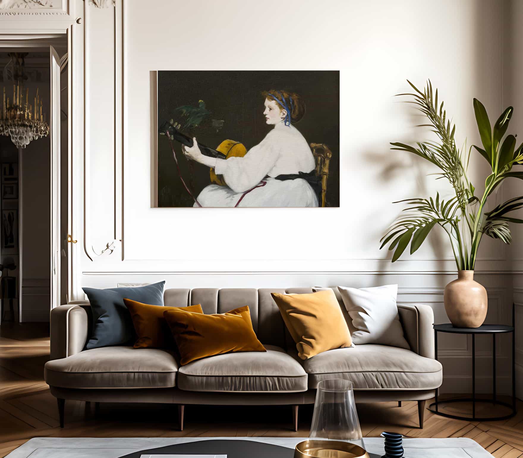 The Guitar Player By Edouard Manet Fine Art Print 2
