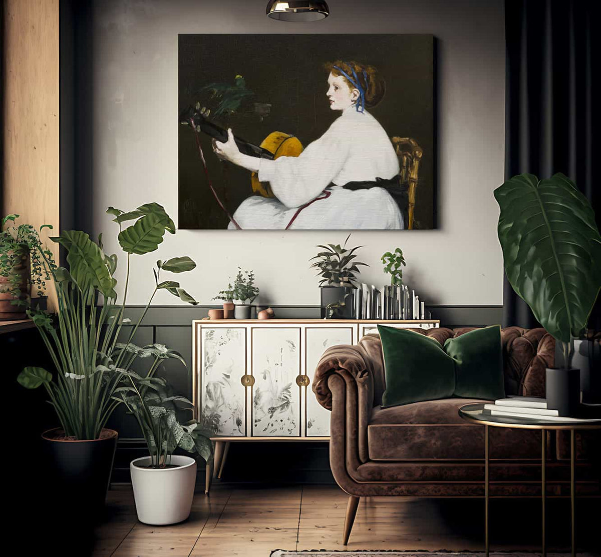 The Guitar Player By Edouard Manet Fine Art Print 2