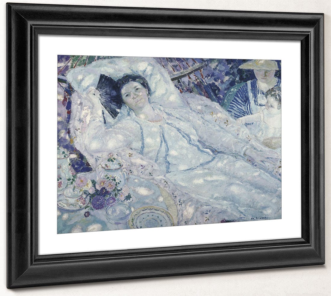 The Hammock By Frederick Carl Frieseke Fine Art Print 2