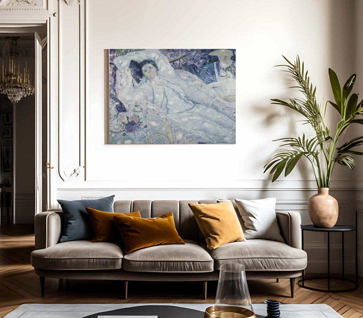 The Hammock By Frederick Carl Frieseke Fine Art Print 2