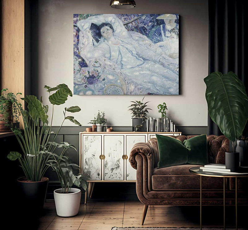 The Hammock By Frederick Carl Frieseke Fine Art Print 2