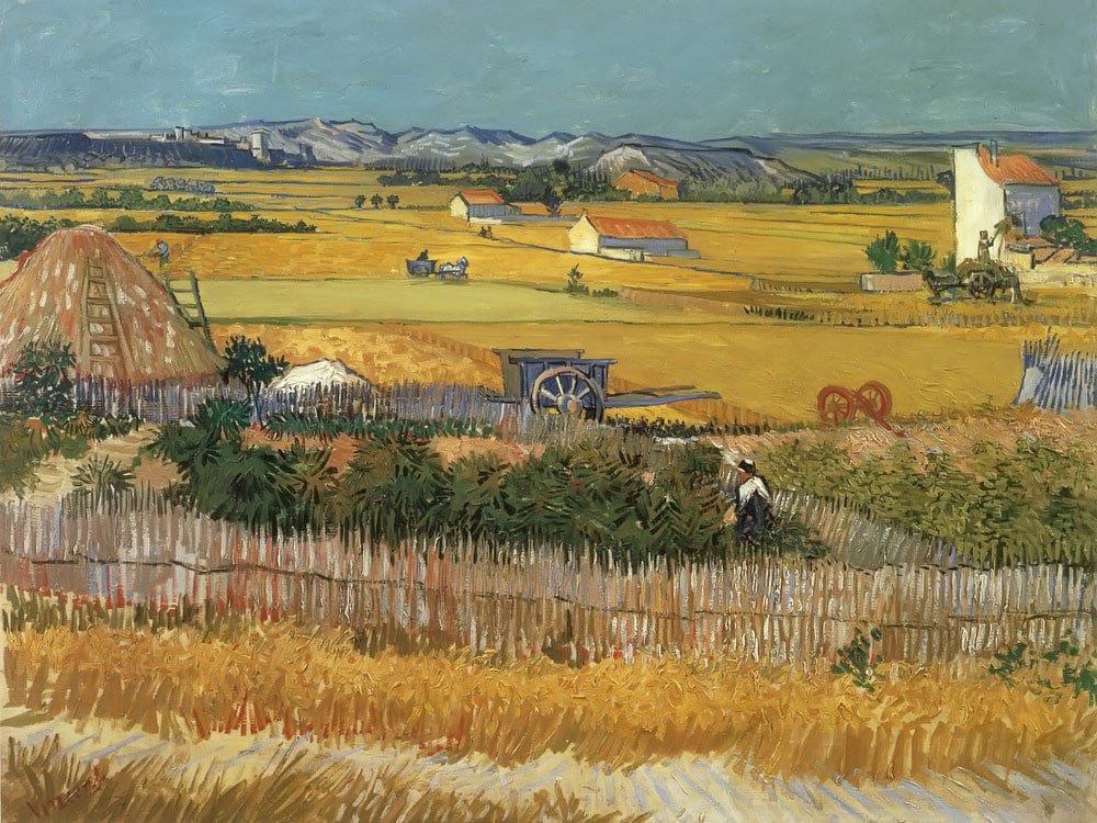 The Harvest By Vincent Van Gogh By 01 Fine Art Print 2