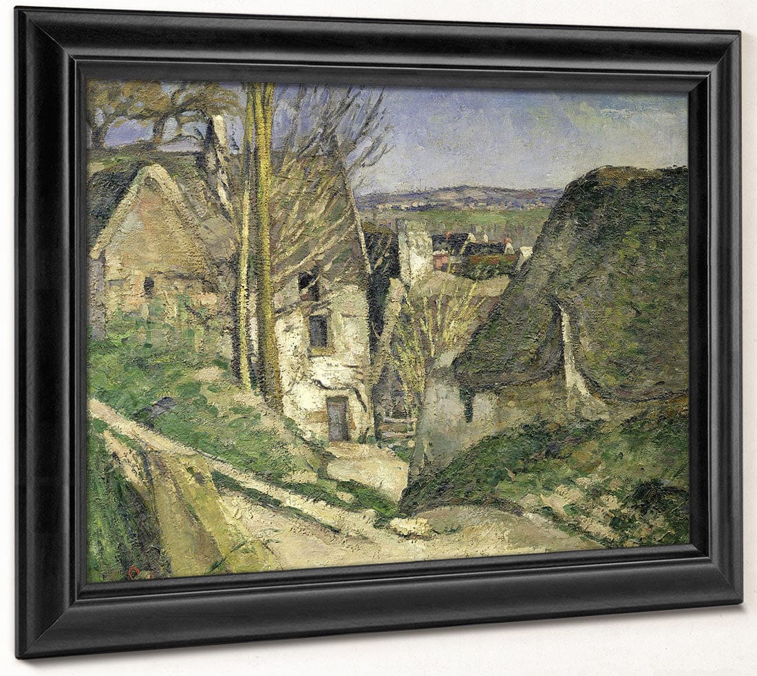 The House Of The Hanged Man, Auvers Sur Oise 1 By Paul Cezanne Fine Art Print 2