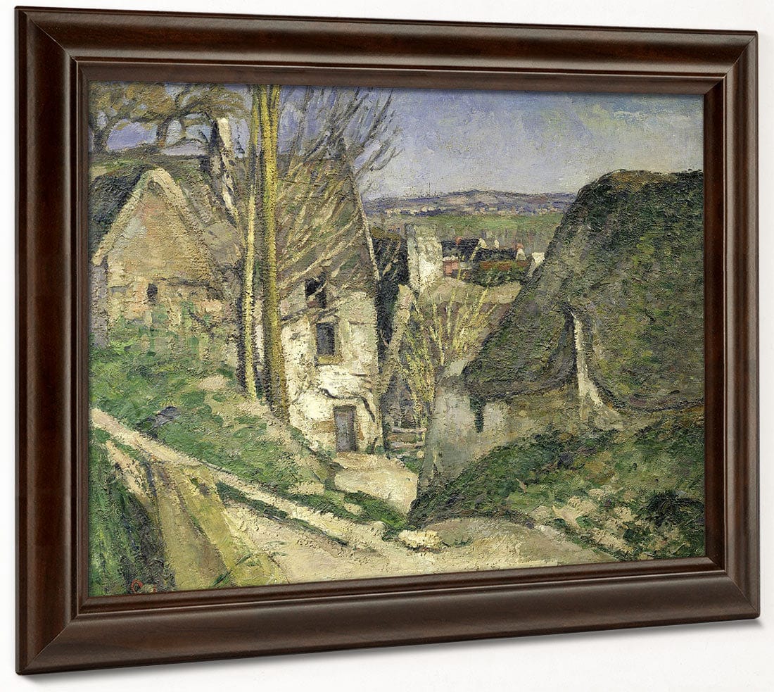 The House Of The Hanged Man, Auvers Sur Oise By Paul Cezanne Fine Art Print 2