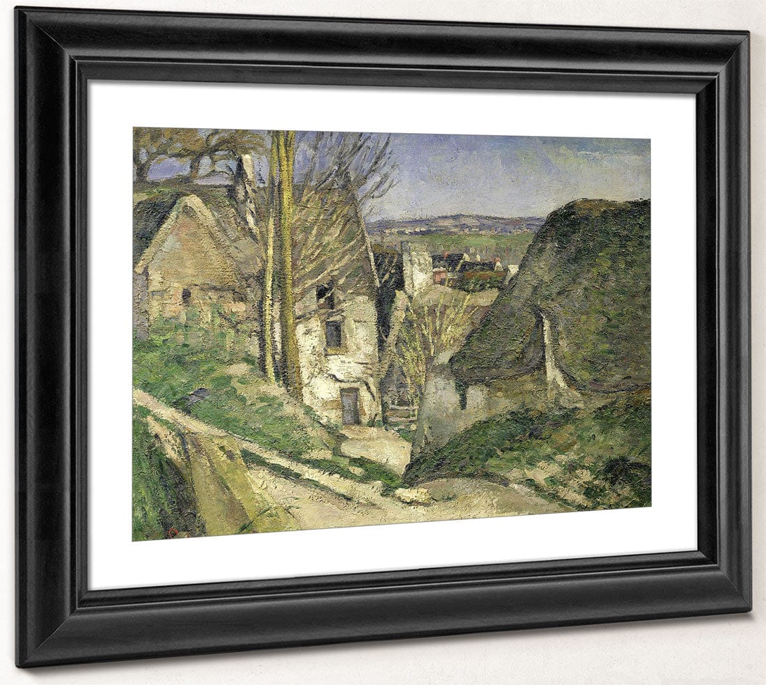 The House Of The Hanged Man, Auvers Sur Oise By Paul Cezanne Fine Art Print 2
