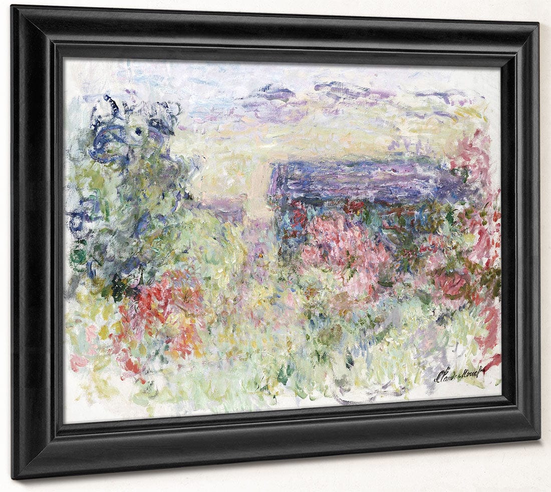 The House Through The Roses By Claude Monet Fine Art Print 2