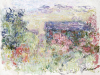 The House Through The Roses By Claude Monet Fine Art Print 2