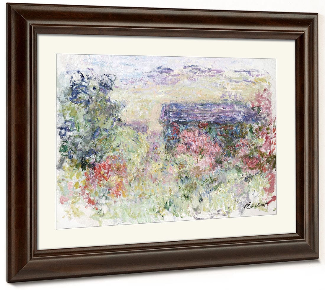 The House Through The Roses By Claude Monet Fine Art Print 2